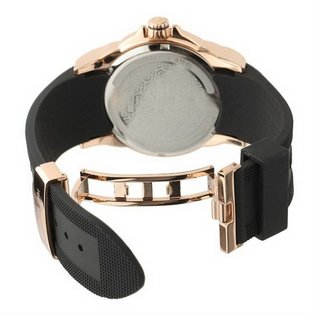 Cerruti 1881 "XL" Herrenuhr Kautschuk Armbanduhr ROSéGOLDFARBEN CRA011D224C NEU