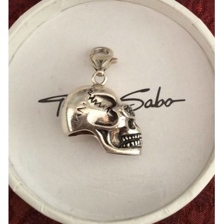 Thomas Sabo SILBER REBEL AT HEART TOTENKOPF CHARM ANHÄNGER T0003-051-11 NEU