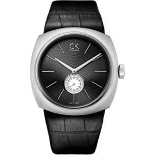 Calvin Klein CALVIN KLEIN Leder schwarz  Herrenuhr  K9712102  Conversion