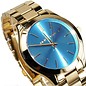 Michael Kors Michael Kors Armbanduhr, Damen, Farbe gold, Ziffernblattfarbe türkis, Modell Runway, Modellnummer MK3265