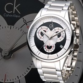 Calvin Klein CALVIN KLEIN Edelstahl Herrenuhr Chronograph Celerity K7547105