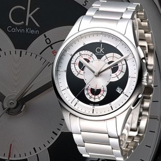 Calvin Klein CALVIN KLEIN Edelstahl Herrenuhr Chronograph Celerity K7547105