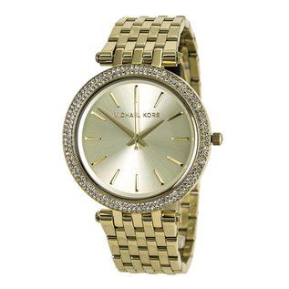 Michael Kors Slim Damenuhr Edelstahl goldfarben MK3191 NEU