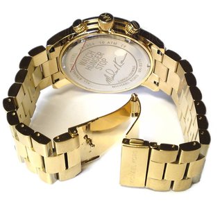 Michael Kors Michael Kors große Damenuhr Chronograph Türkis Hunger Watch MK8315