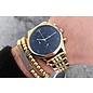 Armani Armani Armbanduhr, Herren, Farbe gold, Edelstahl, Chronograph, Modellnummer AR1893, Rundes Edelstahlgehäuse  41 mm, glänzend gebürstet, Wasserdicht 5