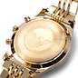 Armani Armani Armbanduhr, Herren, Farbe gold, Edelstahl, Chronograph, Modellnummer AR1893, Rundes Edelstahlgehäuse  41 mm, glänzend gebürstet, Wasserdicht 5