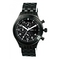 Fossil JR1439 Flieger Nate Herren Chronograph Schwarz Armbanduhr NEU