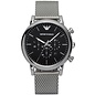 Armani Armani Edelstahl Herrenuhr Armbanduhr Chronograph Luigi AR1808 NEU