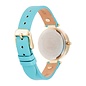 s.Oliver Damen Armbanduhr Leder türkisfarben SO-2888-LQ NEU