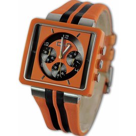 D&G DOLCE & GABBANA Armbanduhr Herrren Uhr Chronograph CREAM Orange D&G DW0065 NEU