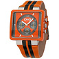D&G DOLCE & GABBANA Armbanduhr, Herren, Chronograph, Modell CREAM, Farbe Orange, D&G, Modellnummer DW0065, Neu