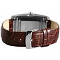 Joop JJoop Armbanduhr, Herren, Farbe braun, Design klassisch, Armband Leder, Modellname Square Big-Date, Modellnummer TM4451