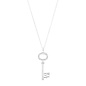 Thomas Sabo Damen Silber Halskette  Schlüssel Anhänger LOVE KE1125-051-14