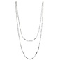 Calvin Klein Damenkette Leder Halskette Collier LOGO silber Anhänger zur Auswahl