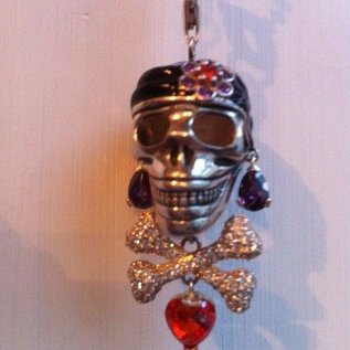 Thomas Sabo Damen Ketten-Anhänger Piraten Totenkopf T0208-041-11 Groß!