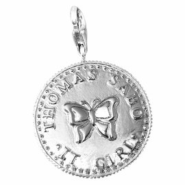 Thomas Sabo THOMAS SABO COIN RARITÄT!! SCHMETTERLING TASCHE MÜNZE MEDAILLE ANHÄNGER