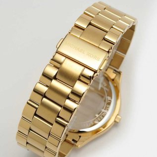 Michael Kors Michael Kors Armbanduhr, Damen, Farbe gold, Ziffernblattfarbe türkis, Modell Runway, Modellnummer MK3265