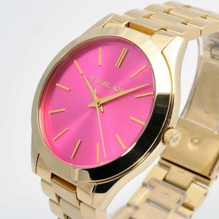 Michael Kors Michael Kors Damenuhr Mk3264 RUNWAY PINK goldfarben NEU