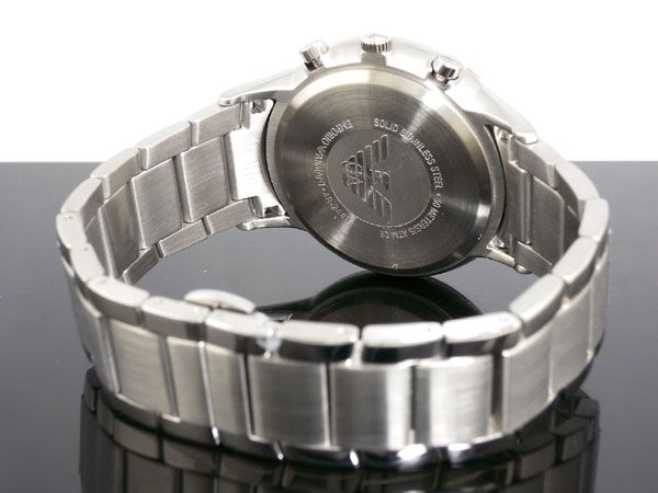 Armani Uhren Ar2448 Herren Silber Edelstahl Uhr www.loodoo.de