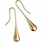Calvin Klein CALVIN KLEIN Damen Ohrringe Ohrhänger Edelstahl goldfarben Ellipse KJ03JE010100