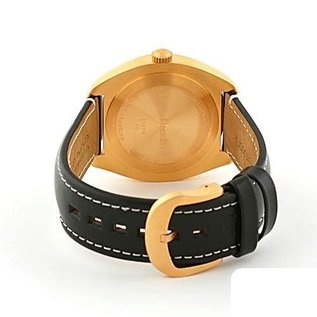 Calvin Klein Leder Armbanduhr schwarz IMPULSE Herrenuhr rosegoldfarben K5811402 NEU