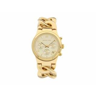 Michael Kors MICHAEL KORS Edelstahl Damenuhr Chronograph goldfarben MK3131