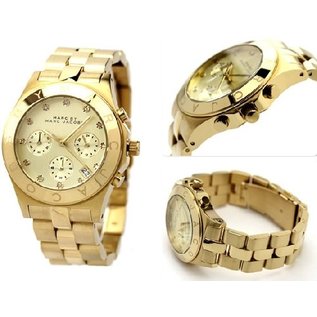 Marc Jacobs MARC JACOBS Damenuhr Chronograph Zirkonia BLADE MBM3101  NEU