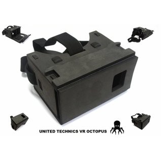 United Technics 3D Cardboard VIRTUAL-REALITY VR Headset  "OCTOPUS"