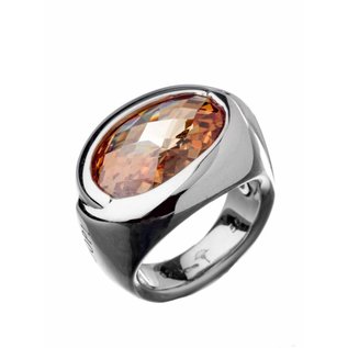 Joop DAMEN SILBER RING ZIRKONIA Champagne 55 JPRG90380B550 JJ0853