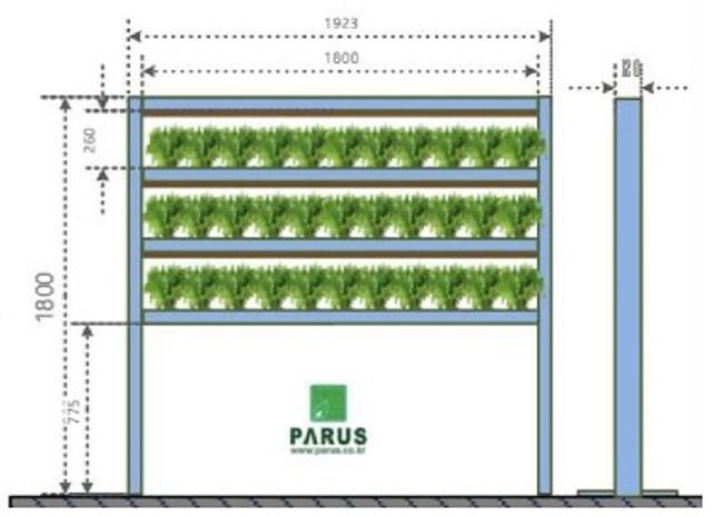 PARUS, Eco Natura Divider, 180cm hoog, 190cm breed, 3 lagen, 180 Watt