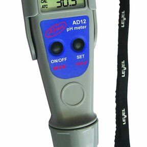 PH-Meter und Temperaturanzeige AD-12 (wasserdicht)
