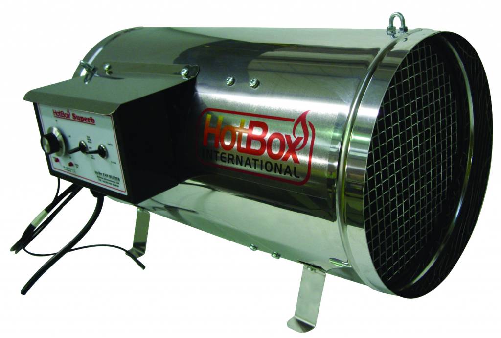 Vertrek Bezit Mentaliteit Heater Hotbox SUPERB 1300 & 2600 Watt / 230V Klimaatbeheersing -  EcoGardenShop.com