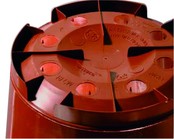 Draining 3 liter pot Draining 3 liter pot