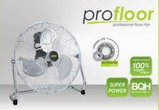 ECO Floor Fan 50cm (fan) Silver Extra frugal