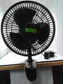 Clipventilator (Clipfan) ECO 20cm zwart met bevestigingsclip Ultra Zuinig Clipventilator (Clipfan) ECO 20cm zwart met bevestigingsclip Ultra Zuinig