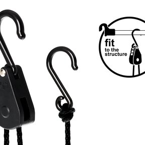 LIGHTHANGER Rope Ratchet - Kunststoff 5 kg Aufhängekapazität / Paar