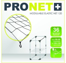 PRONET MODULABLE 120 x 120 Modulable elastic net 6x6 = 36 growing spaces