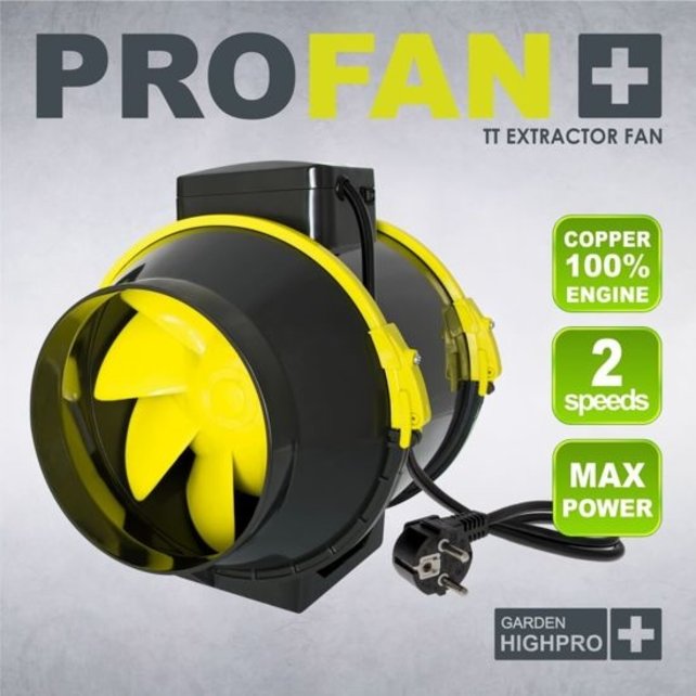 GardenHighPro Profan TT Extractor Fan 150mm 2 speed GardenHighPro Profan TT Extractor Fan 150mm 2 speed