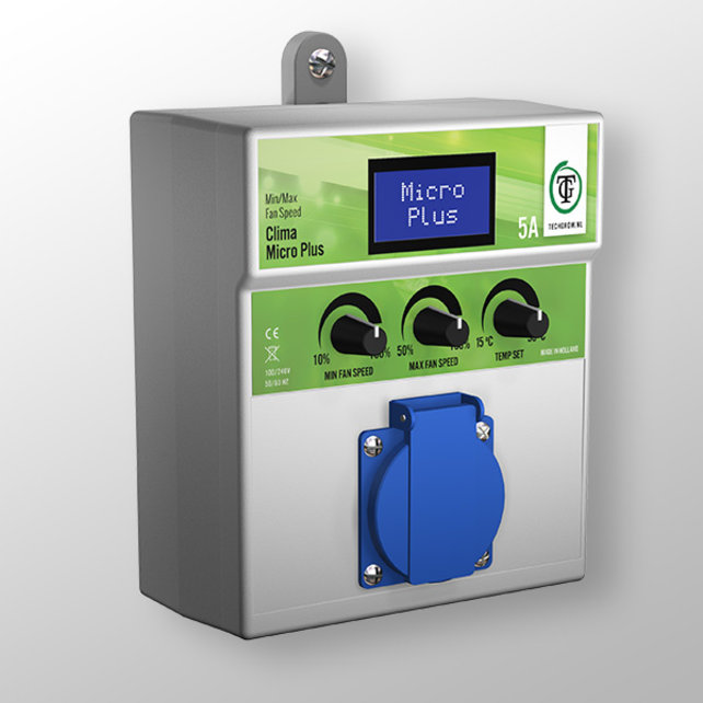 TechGrow Clima Micro Plus 5A (Min-Max-Geschwindigkeit) (ohne Temperatursonde)