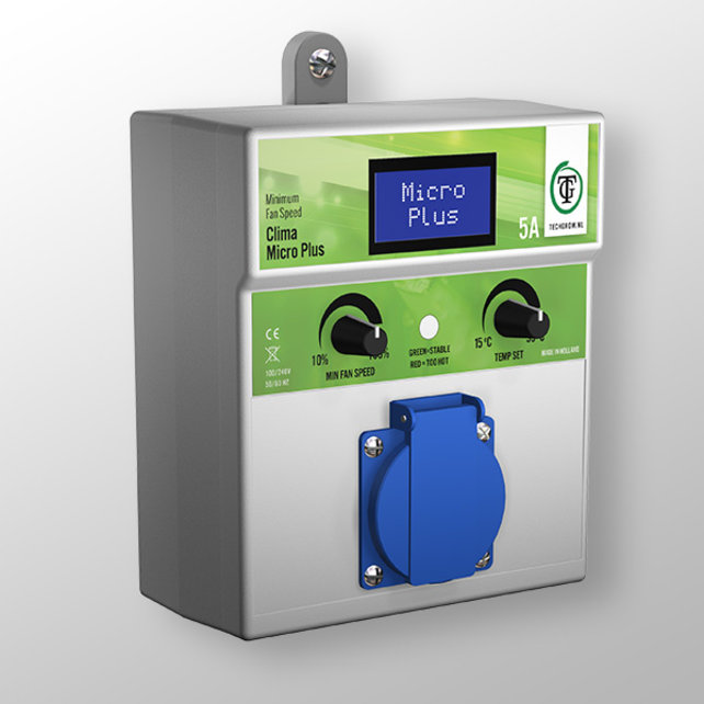 TechGrow Clima Micro Plus 5A (Minimum speed) (excluding temp probe)