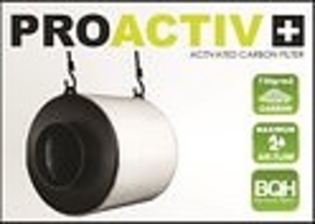 GardenHighPro Koolstoffilter 250m3/h 125mm Lengte 24cm