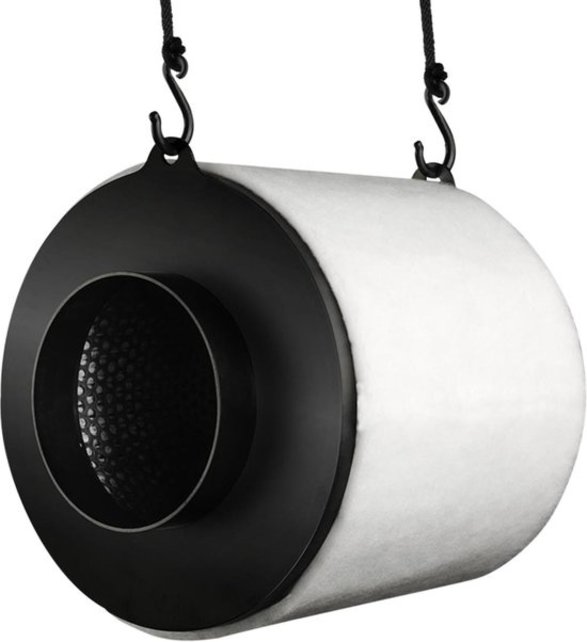 GardenHighPro Koolstoffilter 250m3/h 125mm Lengte 24cm