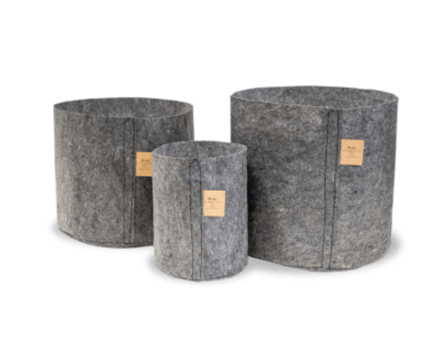 Rootpouch CHARCOAL 16 ltr, 25st/bundel, 150gr/m2 Rootpouch CHARCOAL 16 ltr, 25st/bundel, 150gr/m2