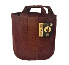 RootPouch BOXER BROWN 22 ltr met handvaten  Ø29x36cm 250gr/m2 10st/bundel