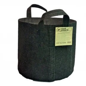 RootPouch  BLACK 45 ltr met handvaten  Ø38x40cm 260gr/m2 10st/bundel