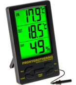 HYGROTHERMO PRO Temperature IN/OUT + Humidity Probe included HYGROTHERMO PRO Temperature IN/OUT + Humidity Probe included