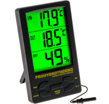 HYGROTHERMO PRO Temperature IN/OUT + Humidity Probe included