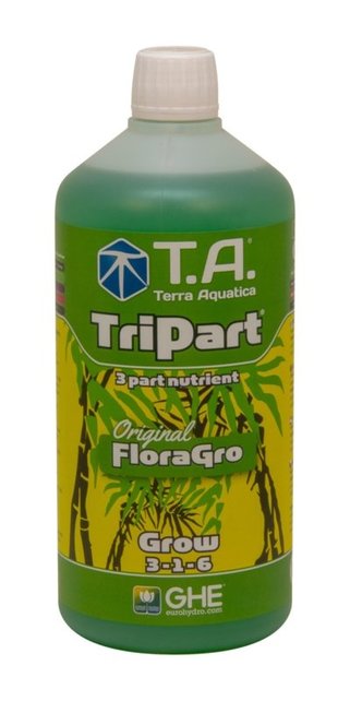 GHE TriPart Grow (FloraGro) 1 ltr GHE TriPart Grow (FloraGro) 1 ltr