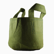 Rootpouch BOXER (light) Green, 12L HANDLE, Ø 25.5 x 21.5, 10pcs per bundle