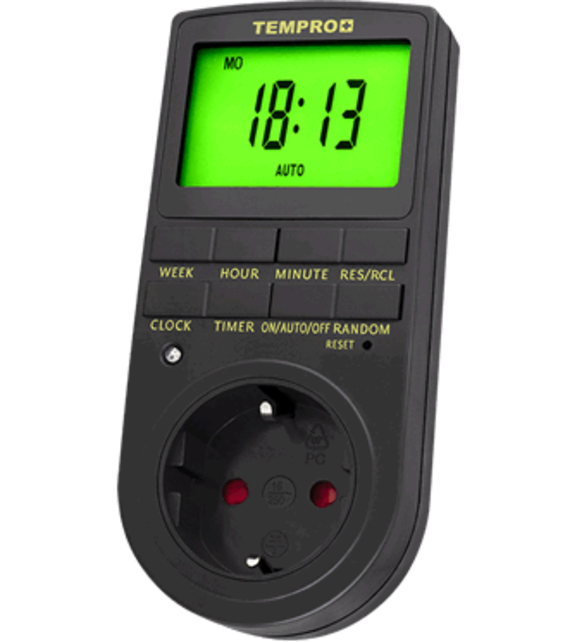 Garden High Pro Tempro Digital Timer - 16A - 3680W Garden High Pro Tempro Digital Timer - 16A - 3680W